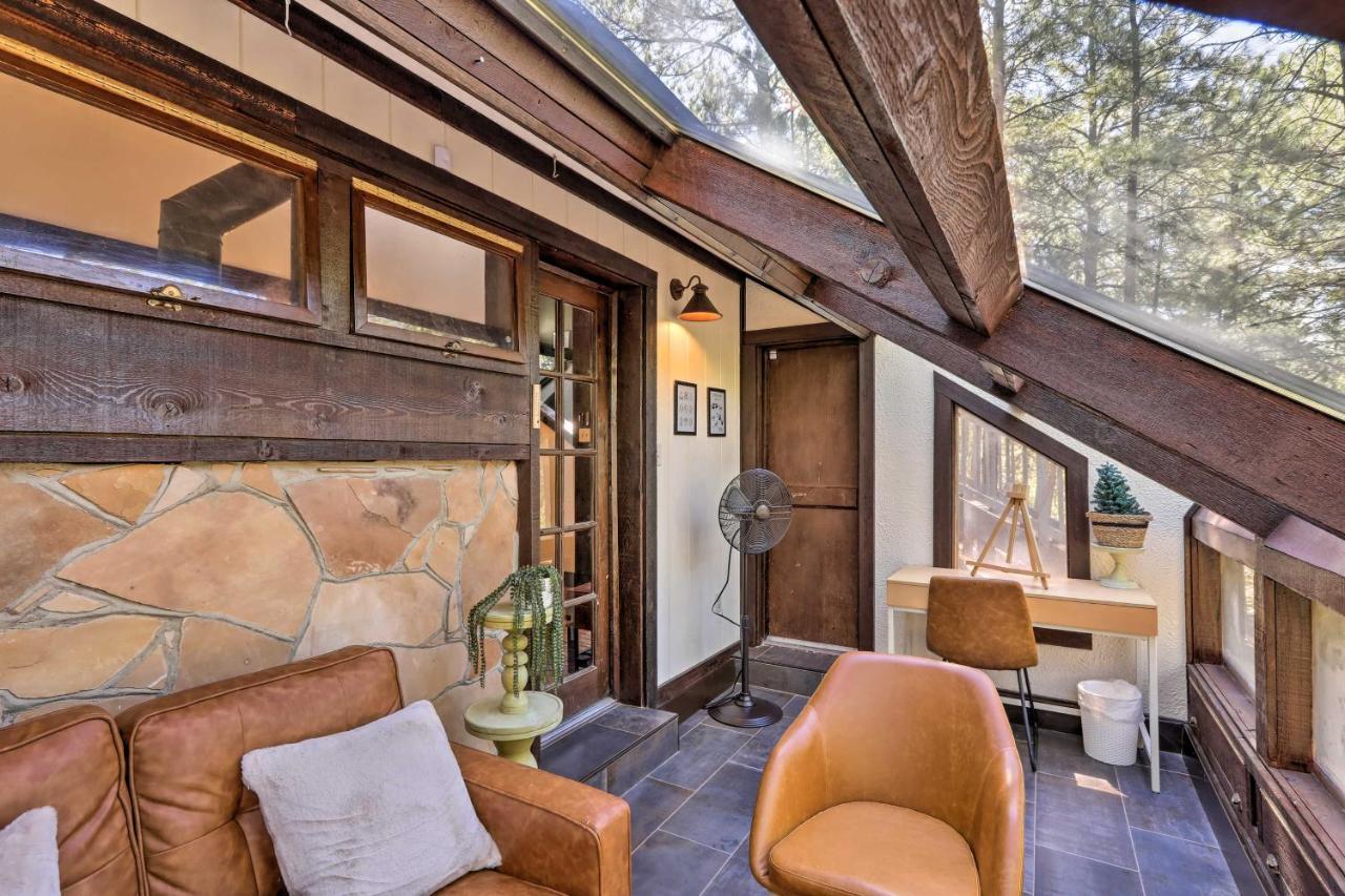 Woodsy Flagstaff Hideaway With Deck And Sunroom! Mountainaire Exterior photo